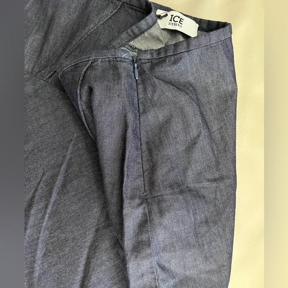 NWT - Ice Iceberg Women’s Denim Look Long Skirt - Made it Italy - US S, L - Picture 4 of 11